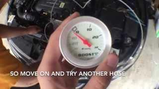 How to install a boost gauge into your vehicle