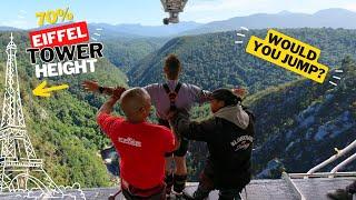 What it's like jumping off the world's highest bungee bridge (Bloukrans, South Africa)