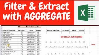 Filter and Extract with INDEX AGGREGATE