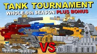 "Tank Tournament - whole 6th season plus Bonus" Cartoons about tanks