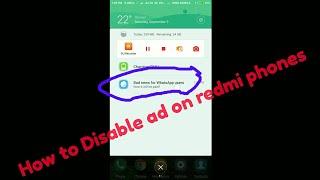 Xiomi Redmi phone How to disable annoying browser notifications.