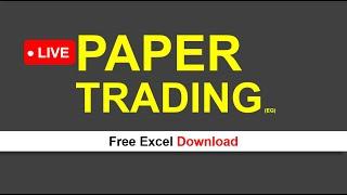 automatic live Paper Trading System in excel - 99Excel.Com