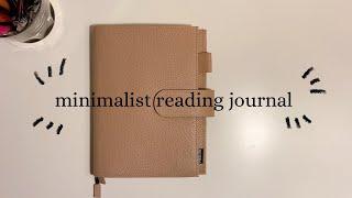 minimalist reading journal // pen only in a b6 stalogy