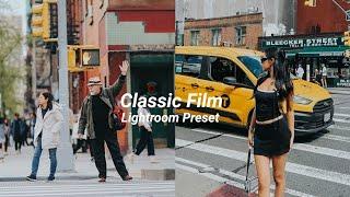 how edit like Classic Film preset | Instagram feed | lightroom presets FREE download