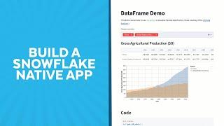 Demo | Snowflake Native App Framework