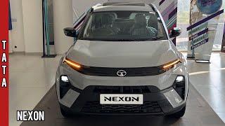 New Tata Nexon 2024  Nexon Pure (S) | Rs 10.20L | Sunroof - Grey Colour | Walkaround Review!