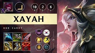 Xayah ADC vs Corki: Quadra Kill, Legendary - KR Master Patch 14.24