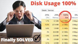 How to fix 100 percent disk usage on Laptop / disk usage 100% / disk usage 100 in task manager