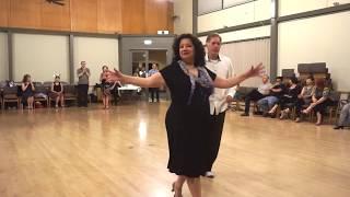 Nora & Ed Tango Lesson Demo 2017 July 20