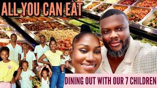 No cooking at home! Eating out with our 7 children | Sunday dinner