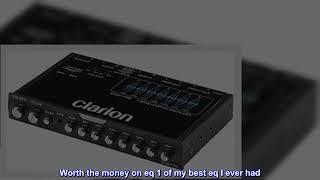 Great product -  Clarion EQS755 7-Band Car Audio Graphic Equalizer with Front 3.5mm Auxiliary Input,