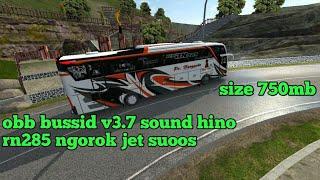 OBB BUSSID V3.7 SOUND HINO RN285 NGOROK JET SUOOS | BUS SIMULATOR INDONESIA