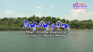 Karaoke tân cổ DÒNG SÔNG QUÊ EM - SONG CA