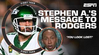 'The Jets LOOK LOST!' - Stephen A. tries to make sense of Aaron Rodgers' STRUGGLES 🫣 | First Take