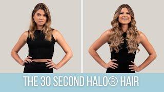 30 Second Halo Hair Extensions *NEW* | ZALA Hair