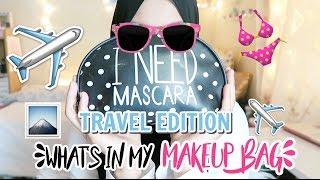 What's In My Makeup Bag 2017! TRAVEL EDITION mp4
