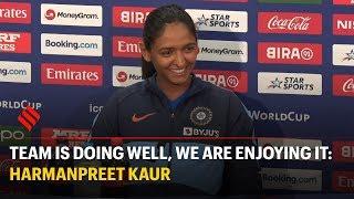 Harmanpreet Kaur: Team is doing well, we are enjoying it | T20 Women World Cup