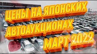 Актуальные  ЦЕНЫ на японских АВТОАУКЦИОНАХ. Что выгодно покупать? | Март 2022 