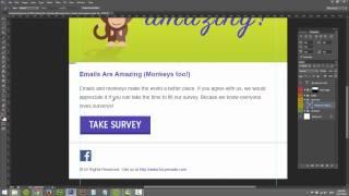 HTML Tutorial *How to make an email template* PART 05 - Slicing a PSD Template