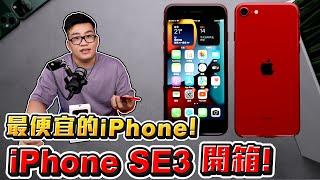 【Joeman】最便宜的iPhone開箱！iPhone SE3開箱！不到2萬的iPhone要怎麼選？