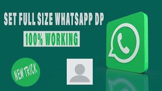 How to Set full profile picture on Whatsapp || set full size photo in whatsapp dp || Techda