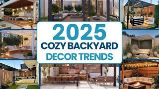 Cozy Backyard Decor Trends 2025 | Comfortable Seating Area | Garden Decor Ideas | patio decor ideas