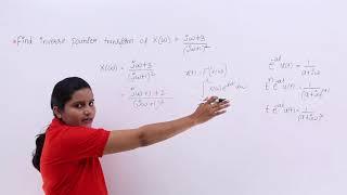 Inverse Fourier Transform Problem Example