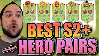 Best hero pairs S2+ [level these first at season start] Call of Dragons