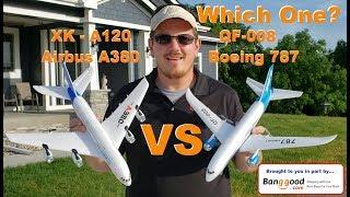 Airbus A380 (XK A120) VS Boeing 787 (QF-008) - Calm Comparison Flights