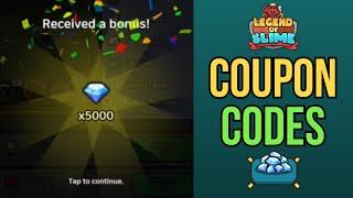 FREE DIAMONDS & GEMS COUPON CODES! - Legend of Slime: Idle RPG War