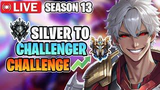 Wild Rift LIVE - Silver to Challenger Challenge??? | DAY 9 | SOLO RANK