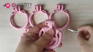 MChastity - How to Use Pink Sissy Chastity Training Kit