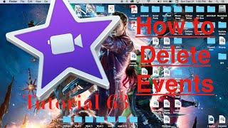 Delete Events in iMovie 10.0.6 | Tutorial 63