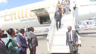 SEE HOW ACTING DEPUTY PRESIDENT MUSALIA MUDAVADI RECEIVED HAITI PRIME MINISTER AT JKIA!!!