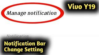 Vivo Y19 Notification Bar Change Setting