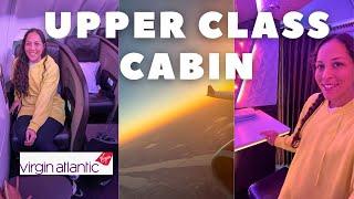 Flying Virgin Atlantic Upper Class Cabin From Orlando to London (My First Time In 1st Class)