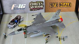 Forces of Valor F16 Viper series. 1/72 scale Diecast model. Unboxing and Review.