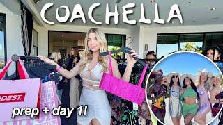 COACHELLA DAY 1 VLOG! + everything i did to prepare!