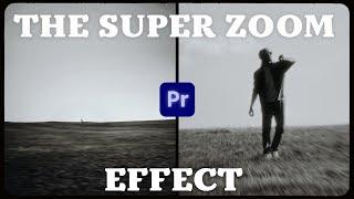 The Super Zoom Effect With Out A Special Lens or Camera (Premiere Pro Tutorial)