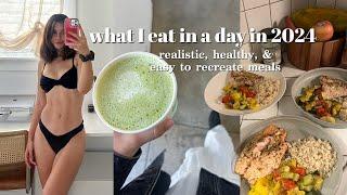 what i eat in a day in 2024 - REALISTIC healthy eating for gut health, hormones, & longevity