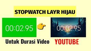 Stopwatch Green Screen l Layar Hijau Video.4