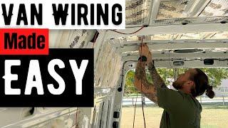 Van Build Pt 5 | The Easy Way To Run Wires in Your Sprinter Van | Serg Supply