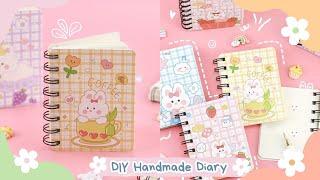 How to make a cute and mini diary / homemade cute and mini dairy /make your own homemade diary !!!!