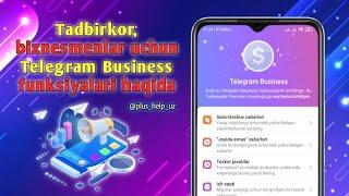 Telegram Business | Biznes uchun Telegram | 2024