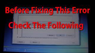 Windows 7 Fixes - A required CD/DVD drive device driver is missing error