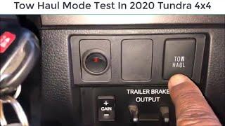 Tow Haul Mode Test In 2020 Toyota Tundra 4x4 WOW