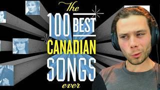 Australian Reacts To 100 Best Canadian Songs!