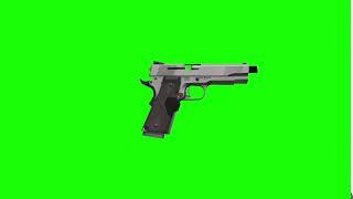 Gun green screen