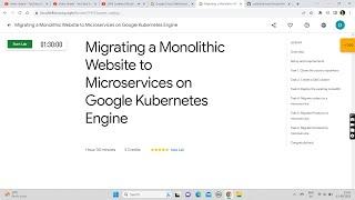 Migrating a Monolithic Website to Microservices on Google Kubernetes Engine || Lab Solution