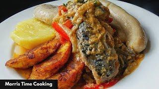 Jamaican Mackerel RUN DUNG | Run Down | Lesson #125 | Morris Time Cooking